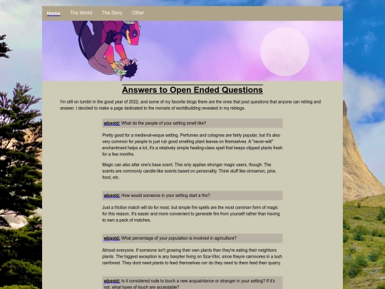 TheWorld/qna screenshot