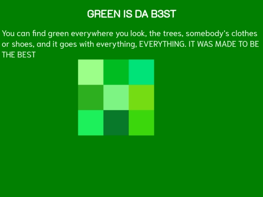 colour screenshot
