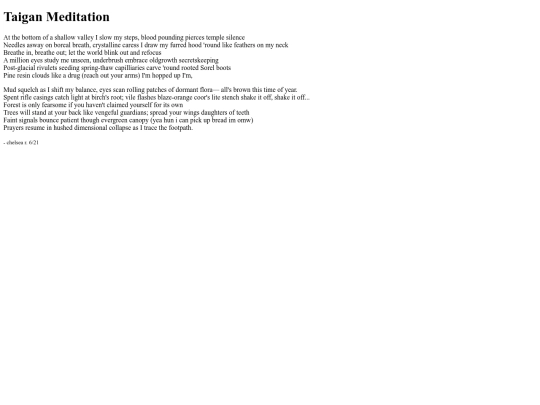 TaiganMeditation screenshot