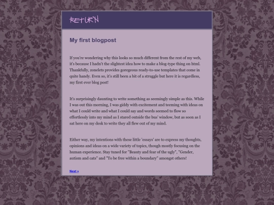 blog screenshot