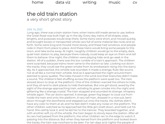 writing/1 screenshot