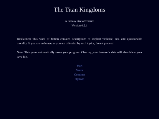 The Titan Kingdoms 0.2.1 screenshot