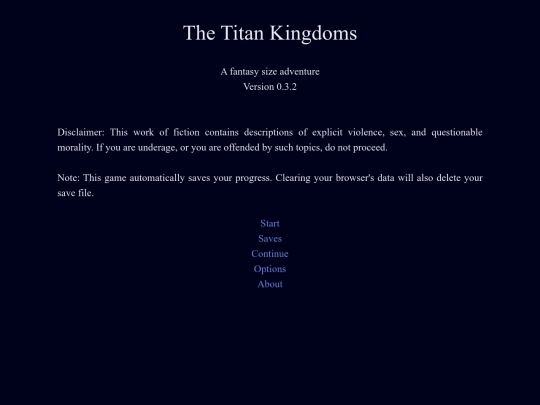 The Titan Kingdoms 0.3.2 screenshot