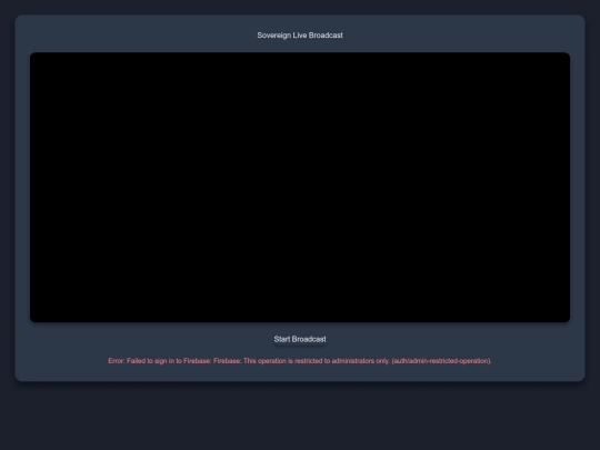 livebroadcastpage screenshot