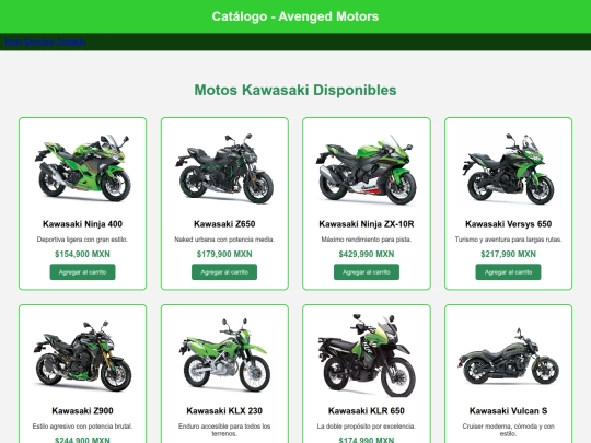 catalogo screenshot