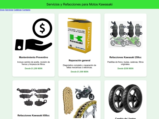 servicios screenshot