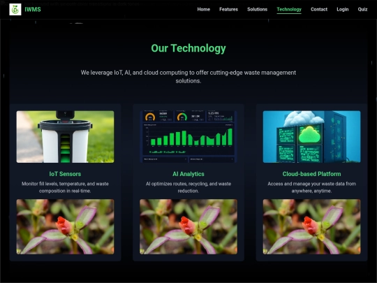 smartwaste bin screenshot