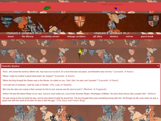 pages/arthuriana screenshot