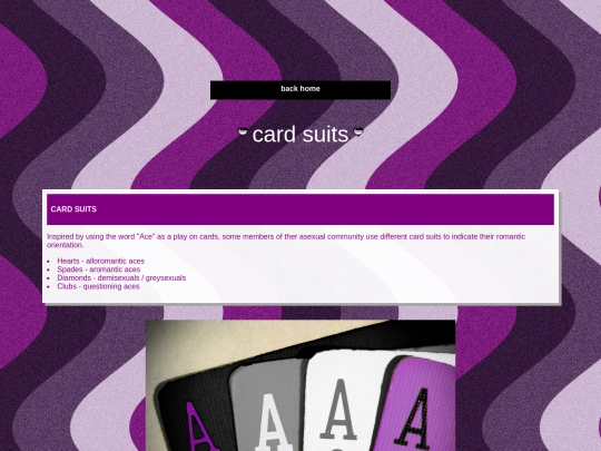 pages/asexualcardsuits screenshot