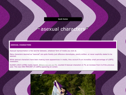 pages/asexualcharacters screenshot