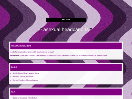 pages/asexualheadcanons screenshot