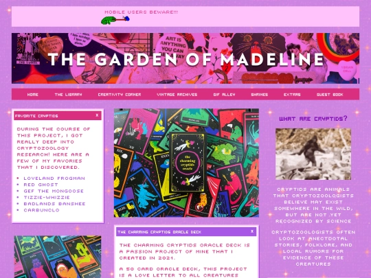 pages/charmingcryptidsoracle screenshot