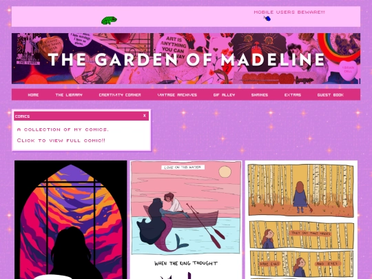 pages/comics screenshot