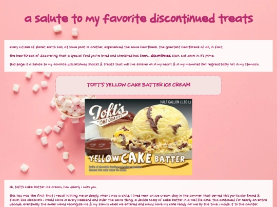 pages/discontinuedtreats screenshot
