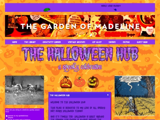pages/halloween screenshot