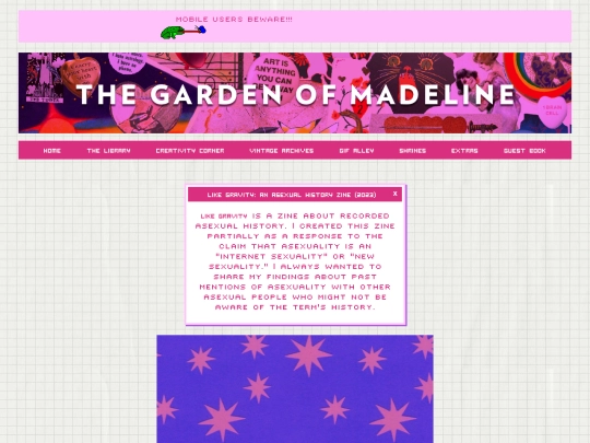 pages/likegravityasexualzine screenshot