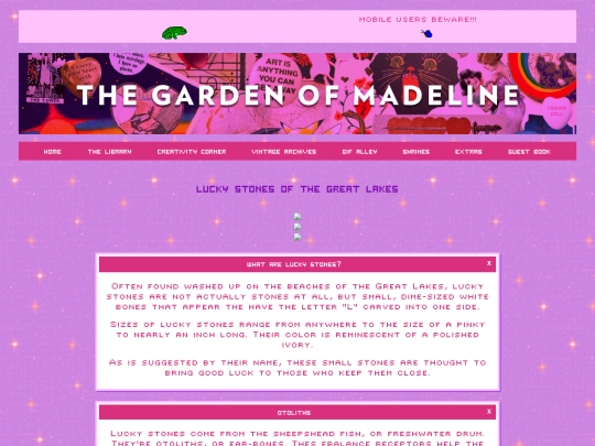 pages/luckystones screenshot