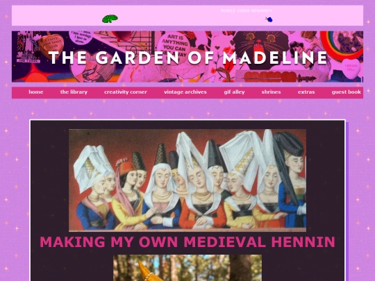pages/medievalhennin screenshot
