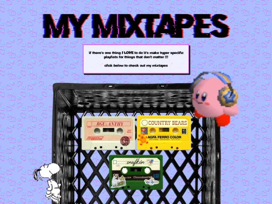 pages/mixtapes screenshot