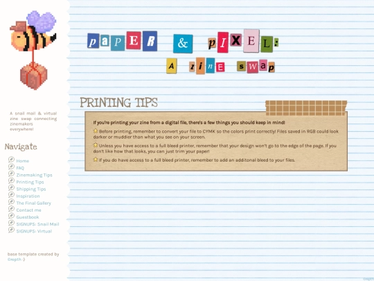 pages/paperandpixelprinting screenshot
