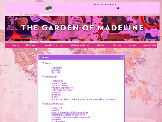 pages/sitemap screenshot