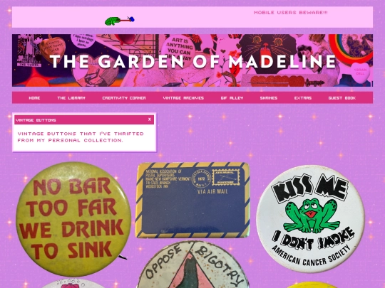pages/vintagebuttons screenshot