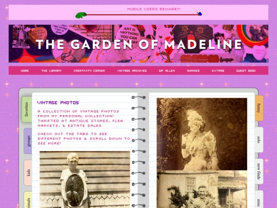 pages/vintagephotos screenshot