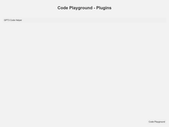 projects/CODE-Playground/plugins screenshot
