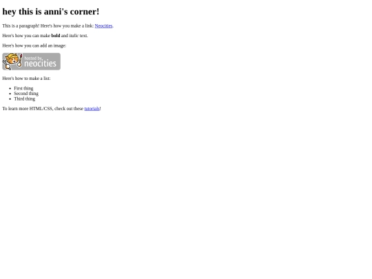 index screenshot