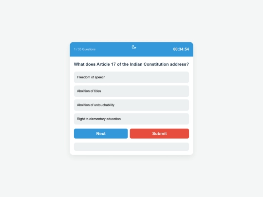 UPSC Memory Quiz/Articles1 screenshot