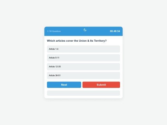 UPSC Memory Quiz/Articles3 screenshot