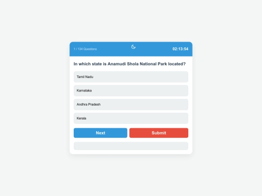 UPSC Memory Quiz/NationalParks screenshot