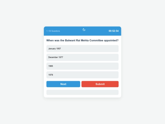 UPSC Memory Quiz/Panchayats screenshot