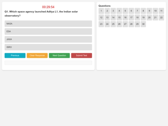 UPSC Memory Quiz/SpaceMissions screenshot