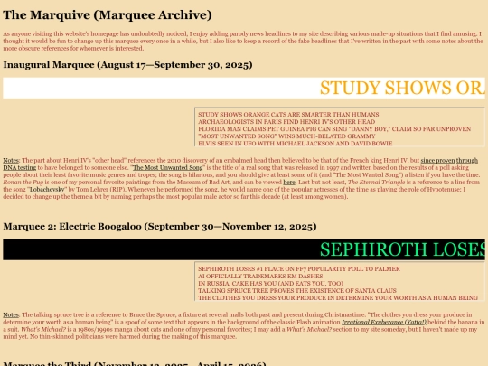 etc/marquive screenshot