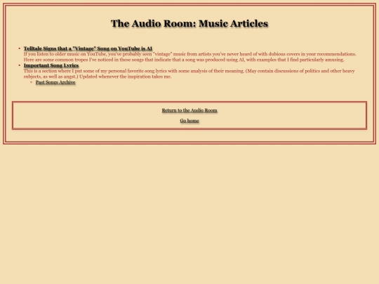 music/articles screenshot
