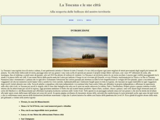 sito web screenshot