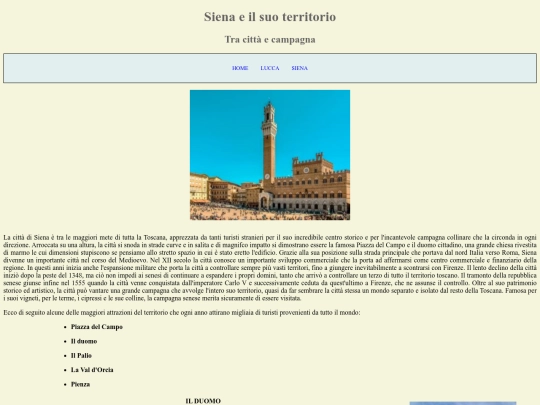 sito web/terzapagina screenshot