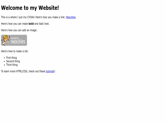 index screenshot