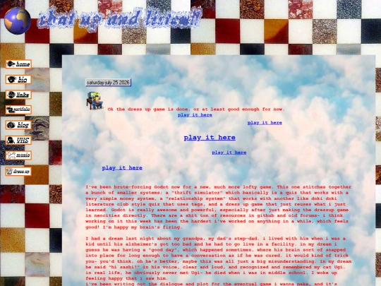 blog screenshot