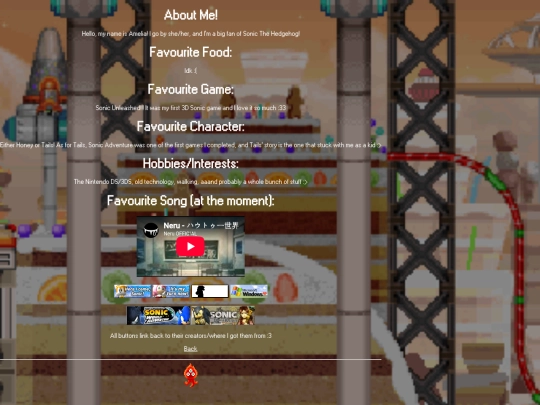 aboutme screenshot