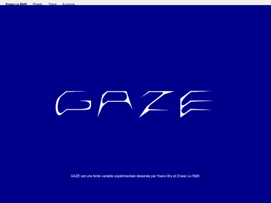 projects/gaze screenshot