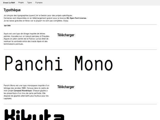 typotheque screenshot