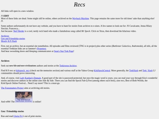 trekker/recs screenshot