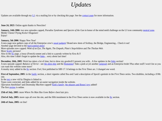 trekker/updates screenshot