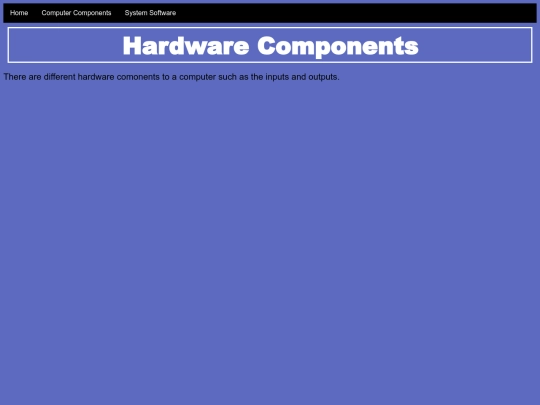 HardwareComponents screenshot