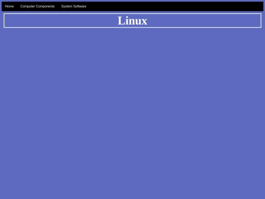 Linux screenshot