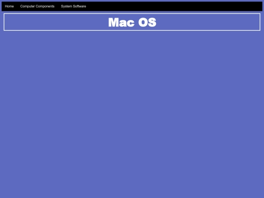 MacOS screenshot
