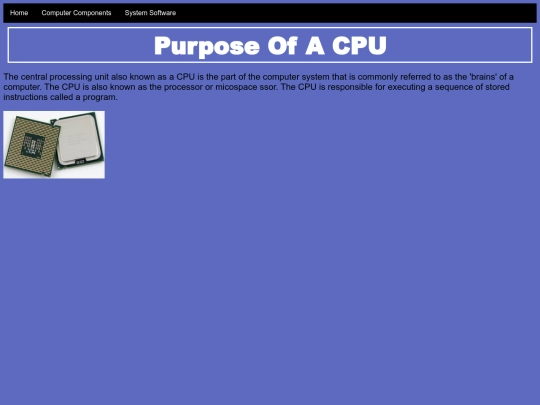 PurposeOfACPU screenshot