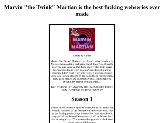 MarvinTwinkMartian screenshot